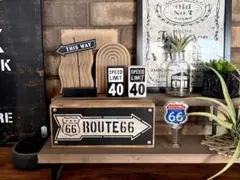 オーダー制作 男前インテリア ルート66 ROUTE66 スリッパラック - メルカリ
