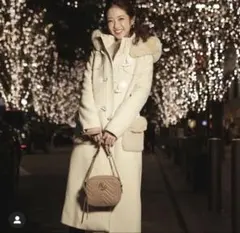 ダッフルコート くみっきー ミコアメリ フード付