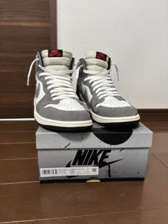 Nike AJ1 High Black and Smoke Grey