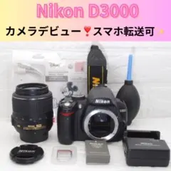 Nikon D3000☆一眼レフカメラ☆手ぶれ補正☆ショット数少なめ☆