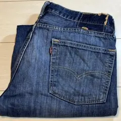 猫*田様 縦落ち 米国 古着 リーバイス Levi’s 513 スリム ストレー
