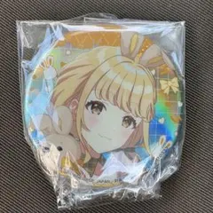 学園アイドルマスター　オーロラ箔押し缶バッジ　藤田ことね GiGO限定