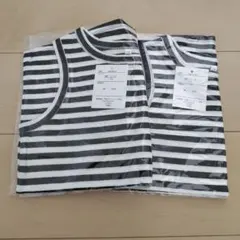 ストライプ柄 タンクトップセット
