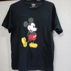 デニムダンガリーミッキーマウス Tシャツ グレー - メルカリ