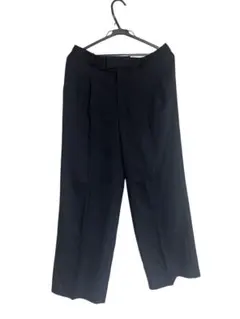 GU ネイビー ワイドパンツ レディース