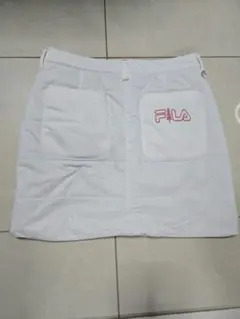 FILA レディース ゴルフスカート ホワイト L