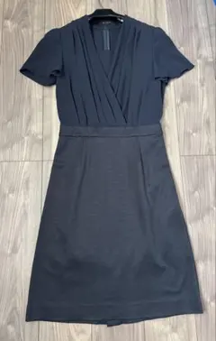 Paul Stuart ポールスチュアート　ロングワンピース　ネイビー