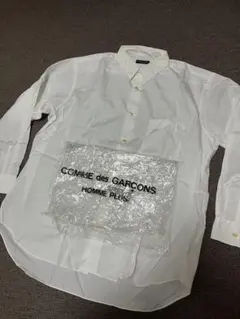 デッドストック　80年代　コムデギャルソン オムプリュス　白シャツ　未使用品