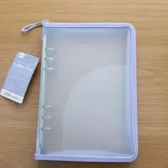 紫　A5　6リングファイル　シール帳　などに