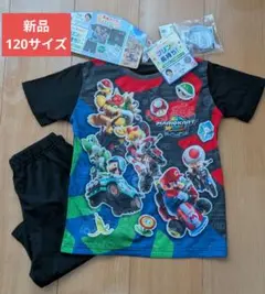 yyy様専用　新品 スーパーマリオ 光るパジャマ 120サイズ 半袖 光るのサムネイル