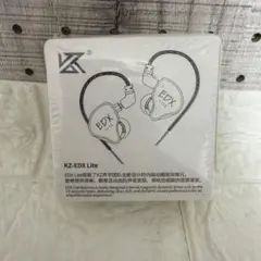 Brand new, unopened KZ-EDX Lite earphones, clear/transparent, no microphone.