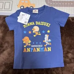 〚新品未使用〛アンパンマン キャラクターTシャツ ネイビー　90