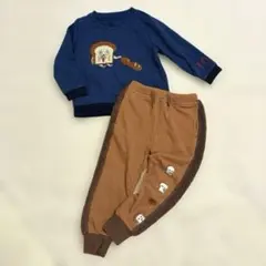 グラニフ★パンどろぼう トレーナー＆パンツ2点セット100 110