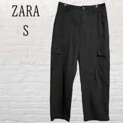 ZARA ブラック カーゴパンツ S