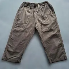 GU BOYSドライストレッチクロップドパンツ　150 黒