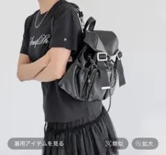 BAYFLOW⭐︎YK2ムード！フェイクレザーミニリュックのサムネイル