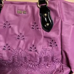 ANNA SUI ナイロン　トート　2way 紅紫
