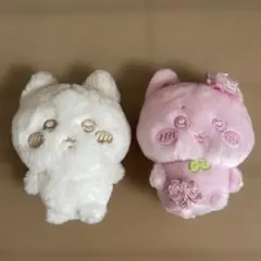 ちいかわ　ぬいぱれっと　ミルクいろ　さくらいろマスコット　ハチワレ　2体セット