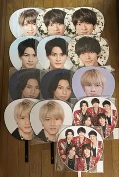 即購入可能☆Number_i ナンバーアイ うちわ 3点セット 即購入可能☆Number_i ナンバーアイ うちわ 3点セットの通販 by