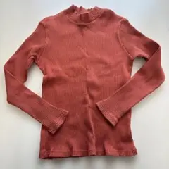 UNIQLO オレンジ 長袖カットソー 130