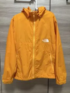 【ザノースフェイス】コンパクト　ジャケット　オレンジ　140cm