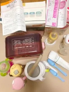 搾乳機　除菌じょーず　離乳食　コップセット