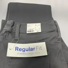 TOPVALU グレー レギュラーフィット パンツ 76 新品未使用のサムネイル
