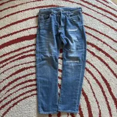 NAUGHTY DOG ISKOダメージスキニー　メンズS ライトオン