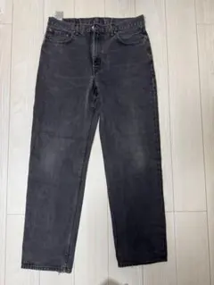 Levi's 550 ブラックデニムパンツ W42 L30 極太バギーデニム - メルカリ