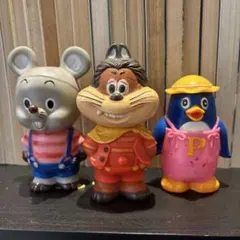 昭和レトロ にこにこぷん ソフビ 人形 セット じゃじゃまる ぴっころ