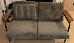 2人掛けソファ　おしゃれ ヴィンテージ ビンテージ モダンデコ