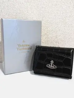 【新品未使用】Vivienne Westwood 三つ折り財布 ブラック 大人気