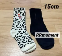 RRmoment ルルモーメント キッズ ソックス 靴下 15cm 2足セット