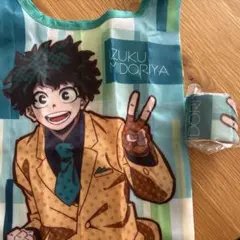 ヒロアカ 緑谷出久 エコバッグ ガチャガチャ