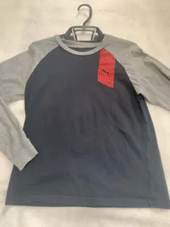 ❸Puma 160 長袖Tシャツ ネイビー/グレー/レッド