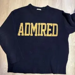 BAYFLOW ネイビー ニットセーター ADMIRER