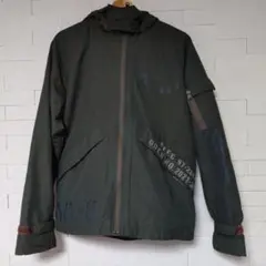 AVIREX ダークグリーン フード付きナイロンジャケット Mサイズ