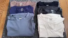 UNIQLO U ドライEXクルーネックTシャツ M 6枚セット