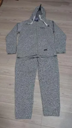 GERRY フード付き上下セット グレー