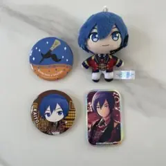 プロセカ KAITO 「ぬいぐるみと缶バッジ」セット