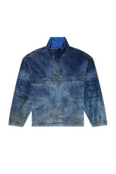 DIESEL ディーゼルキルティング ダウンジャケット ブルー系 - メルカリ