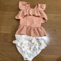1度のみ使用⭐︎プティマインpetitmainセパレート水着 スイムウェア110㎝