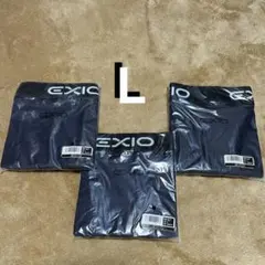 ボクサーパンツ メンズ L ネイビー3枚セット