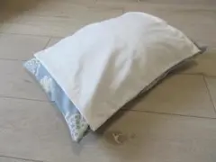 枕 そばがら枕 まくら カメリアBL カバー付き