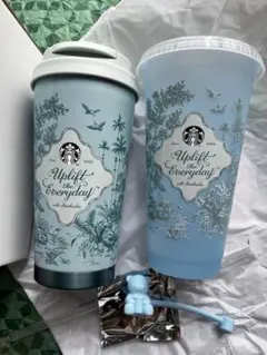 スターバックス ステンレスタンブラー リユーザブルセット ブルー