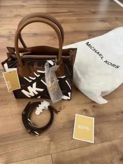 MICHAEL KORS ロゴプリント ショルダーバッグ