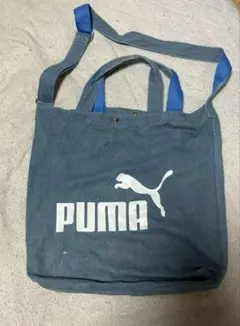 PUMA デニムショルダーバッグ