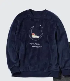 ユニクロ ディズニー コレクション フリース ボア ミニーマウス 紺