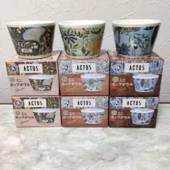 【新品未使用】BOSSⅹＡＣＴＵＳ　ミニカップボウル　全３種　２セット　６個のサムネイル