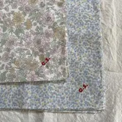 check&stripeノベルティ LIBERTYハンカチ2枚セット タナローン